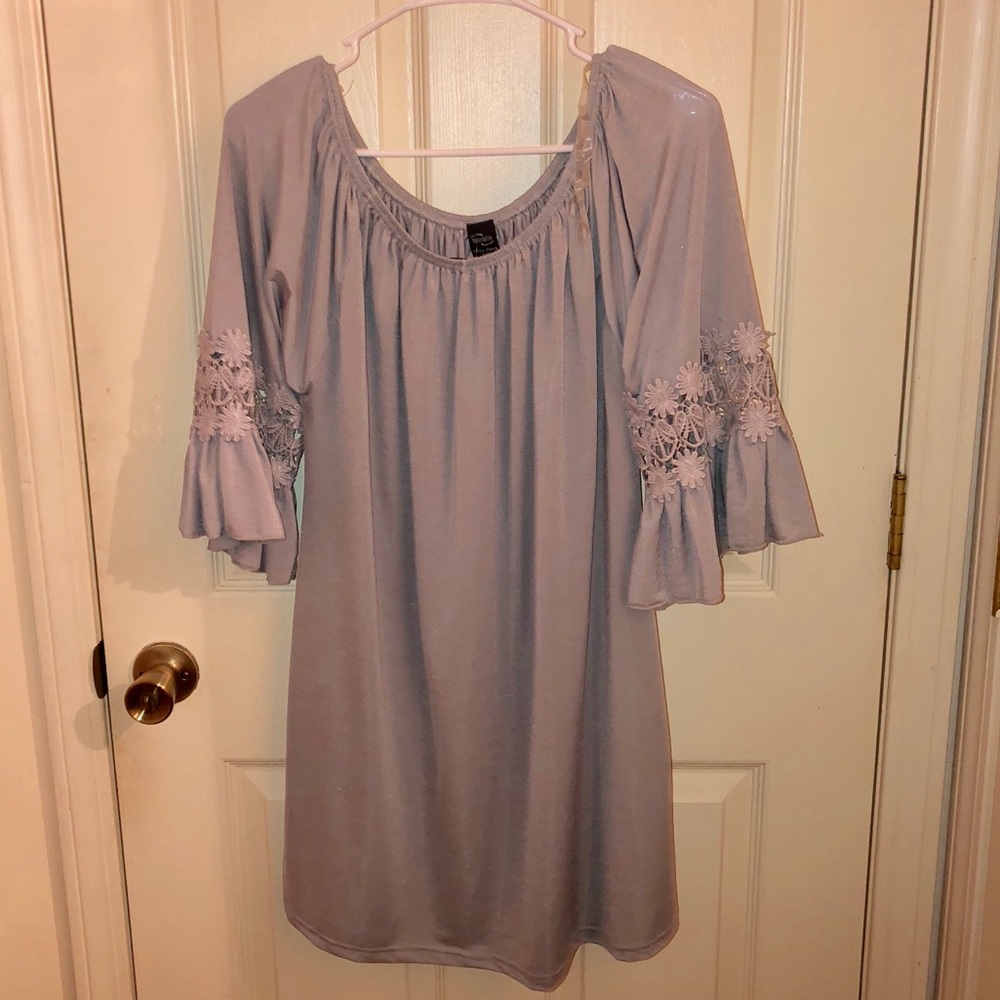 Ruffle Sleeve Tunic
